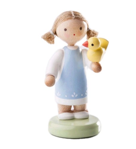 Mädchen mit vöglein 5220 - mädchen,