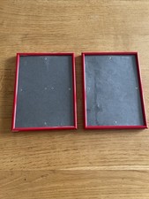 ? Kunststoff Bilderrahmen Rot 2 Stück  Collage Poster Bilder Foto Rahmen