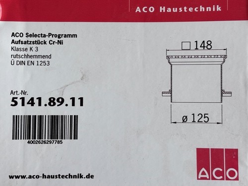 Aco aufsatzstück - aco,