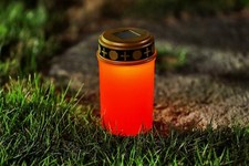 2x Solar LED Grablicht