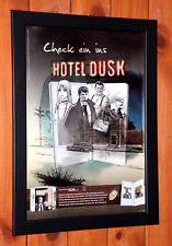 Hotel Dusk Room 215 Nintendo DS Promo selten kleines Promo Poster / Anzeigenseite gerahmt.