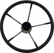 87302G: Lenkrad aus Edelstahl