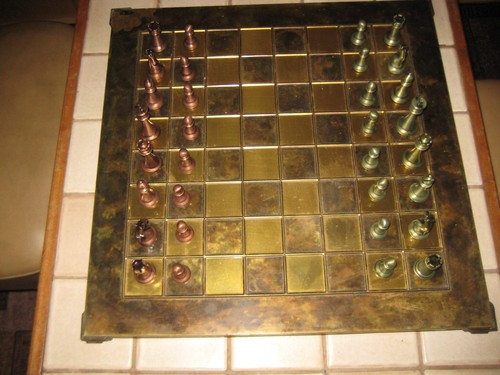 Dekoratives schachspiel aus - dekoratives,