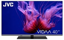JVC QLED Fernseher 40 Zoll Smart TV VIDAA Full HD HDR TV Triple-Tuner LED TV