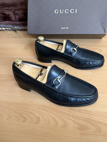 Gucci herren schwarz leder - herren,