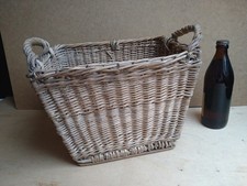 kleiner Weidekorb geflochten alt antik Deko Holzkorb Obstkorb 