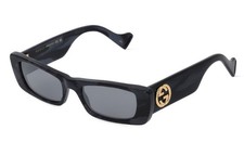 Original Gucci Sonnenbrille GG0516S 001 – Unisex – Schwarz – Mit Etui & Beutel 