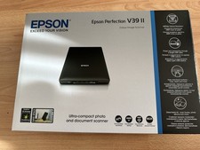 Epson Perfection V39II (CIS) Flachbettscanner - Schwarz (B11B268401)