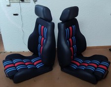 2 Recaro Idealsitz LS im Porsche Martini Racing Design Lancia neu bezogen