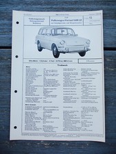 VW Typ 3 Variant 1600 LE