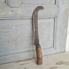 B3314 Antike, geschmiedete Bauern Hippe | Heppe | Gertel | Bauer | Landwirt