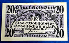 GRUBE ILSE NOTGELD 20 PFENNIGE