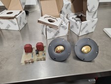  1 Satz Audax HD 3P Hochtöner Goldeye, befüllbar, Rarität, mit Frequenzweiche