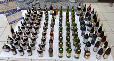 106 Flaschen Wein Sammlung