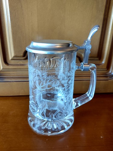 Glas bierkrug mit - glas,