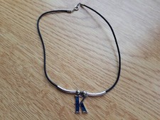 Kette Buchstabe K Damen Kinder Modeschmuck 