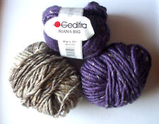 Gedifra "Riana Big" in dukellila + Rest braun/beige meliert mit Blattgold