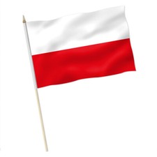 Polen Flagge, Stockfahne