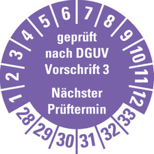 Prüfplak. Gepr.n. DGUV