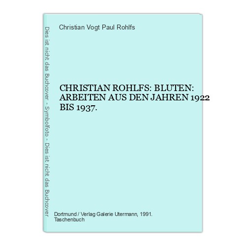 Christian rohlfs bluten - christian, rohlfs:
