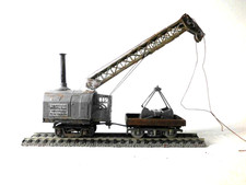 H0 Dampfkran mit Greifer auf