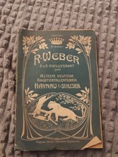 R. Weber Haynau Schlesien 1907 Jagdkatalog – k.u.k. Hoflieferant – selten