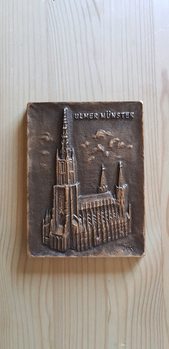 Bronze relief ulmer münster - ulmer,