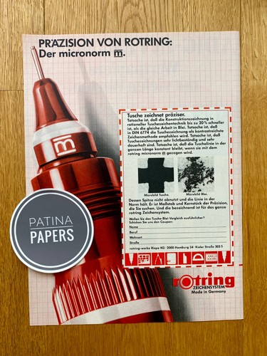 1975 rotring micronorm tusche - 1975,