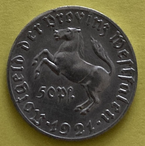 Inflation pfennig - inflation, 50