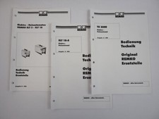 Remko ELT 3 10 18 18S TX2500 Heizautomat Bedienungsanleitung Ersatzteilliste
