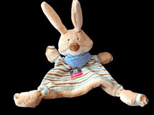 Schmusetuch Kuscheltuch Sigikid Hase Semmel Bunny selten Braun Gestreift