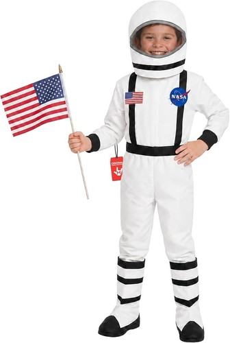 Weißes astronaut kostüm - weißes,