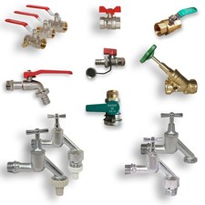 Kugelhahn, Absperrventil, Schrägsitzventil, Auslaufventil in versch.Ausführungen