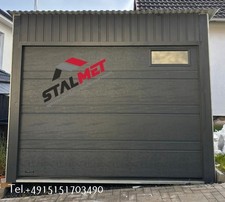 Blechgarage 3x4x2,4m mit Sektionaltor Fertiggarage auf Maß Stahlgarage Garage