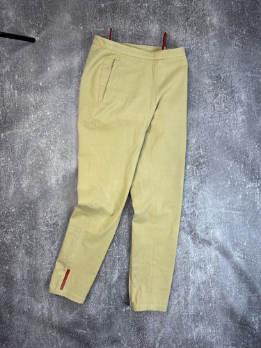 Prada stoffhose beige slim fit - stoffhose,
