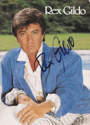 Autogramm rex gildo - autogramm,