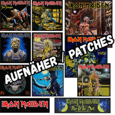 Iron maiden aufnäher - iron,
