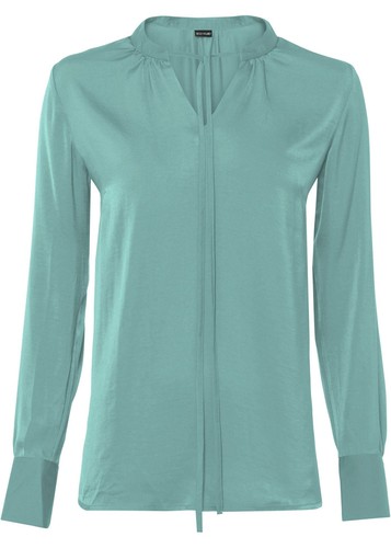 Satin bluse mit recyceltem - mit,