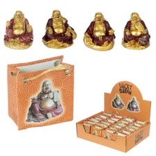 Mini Glücks-Buddha in Tasche