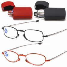 Tragbare Lesebrille Faltbar Lesehilfe Sehhilfe +1,0 - +4,0 Unisex Faltbar