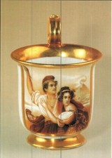 Museum Porzellanmanufaktur Fürstenberg, Biedermeiertasse,Modell 53 um 1827