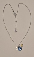 Swarovski Fisch Halskette Blau