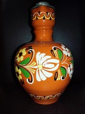 Keramik Wein Krug Mit Zinndeckel