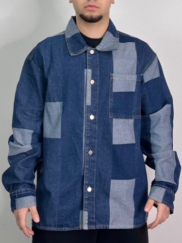 Herren hemd jeans denim - hemd,