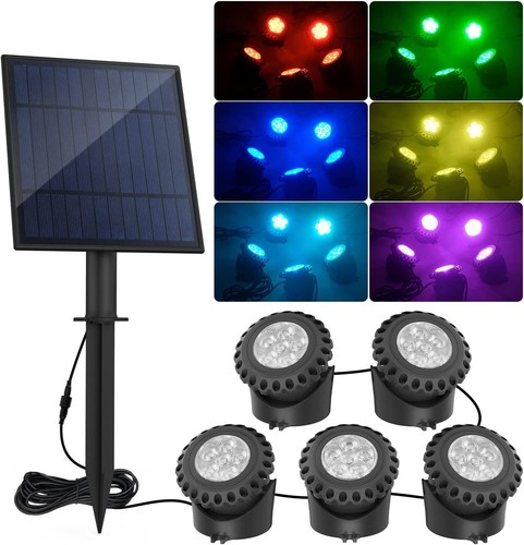 Set solar teichbeleuchtung - 5,