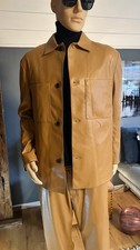 Lederanzug Camel Braun Hose Und Jacke  L 52
