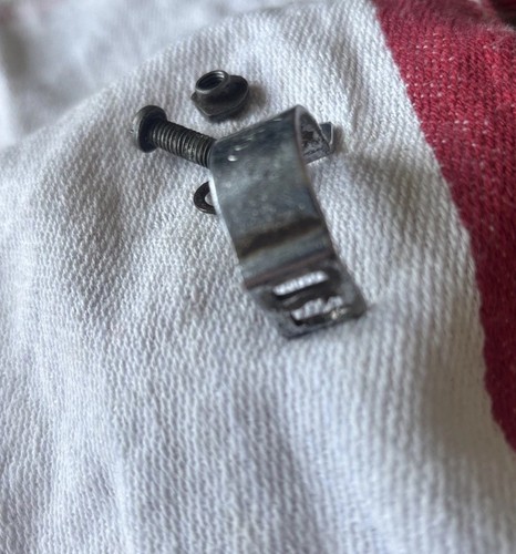 Halter aus stahl 60er 70er - aus, 60er/70er