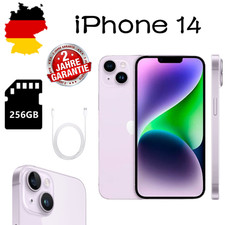 NEU Apple iPhone 14 - 256GB - Violett (Ohne Simlock) ❤ 24 Monate Garantie ❤ OVP