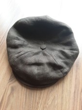 Pike Brothers 1928 Newsboy cap braun Leinen Rockabilly Vespa Gentleman