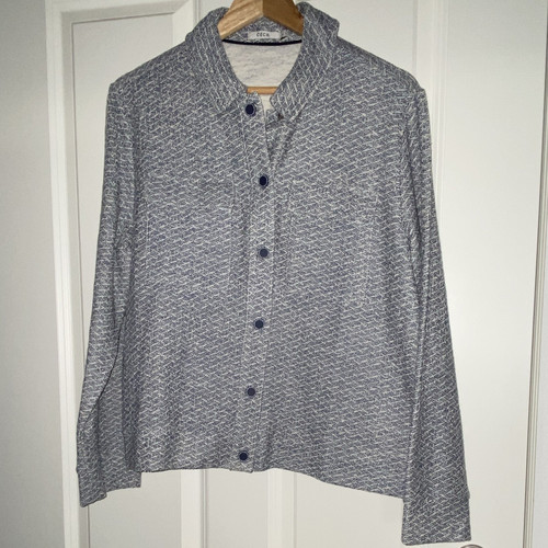 Cecil damen jacke blau weiß - cecil,